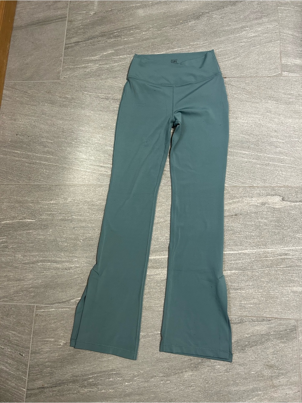 Athleta Teal Green Boot Cut Flare Pants